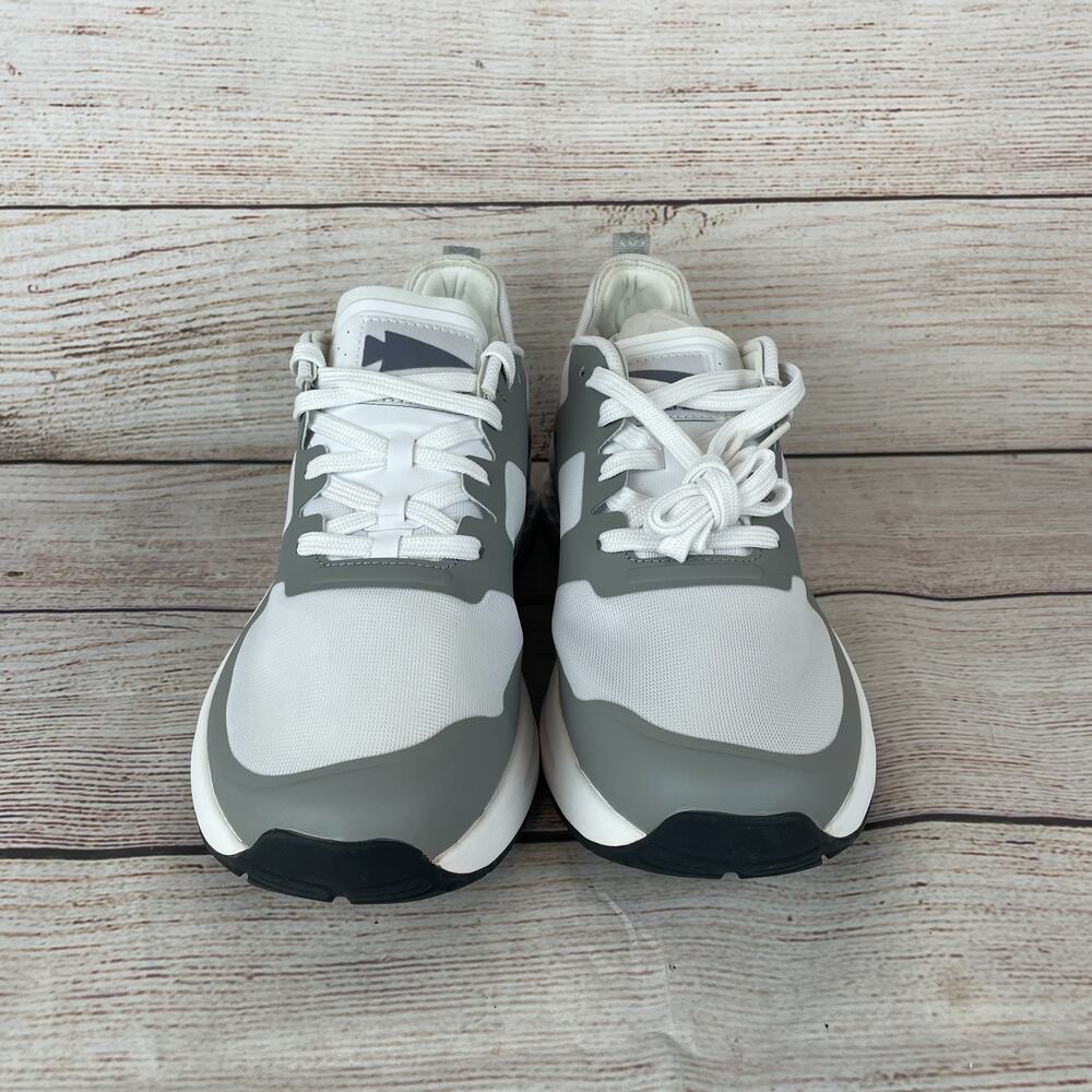 Go Ruck Rough Runner Mens Sz 8 Running Shoes White Speed Grey Raven - Picture 4 of 11